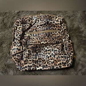 Leopard Print Backpack